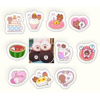 Gấu bông gấu brown thỏ cony vịt sally dạng gối 40cm GB4I11 gấu bông cute gấu bông dễ thương