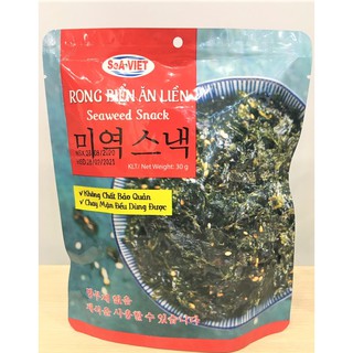 Rong biển ăn liền Sea Việt (Seaweed Snack) 30g