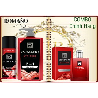 COMBO TRỌN BỘ ROMANO ATTITUDE.