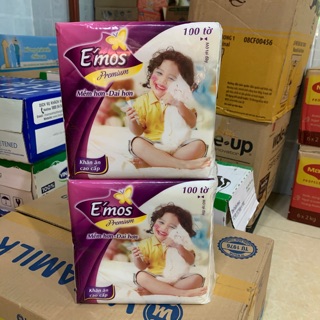 Khăn ăn cao cấp E' mos 100tờ x 1 lớp