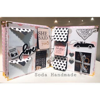 [Album ảnh Handmade] Wedding scrapbook - album cưới