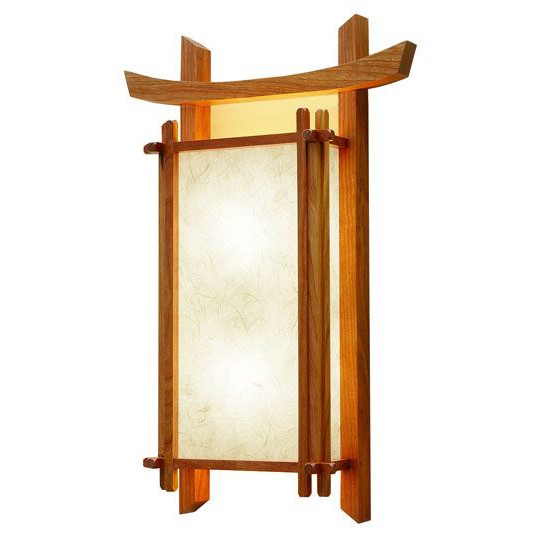 Đèn gỗ ốp tường