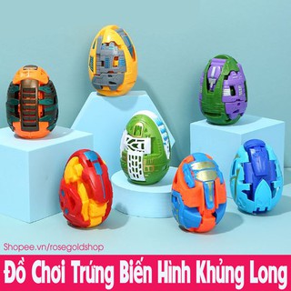 Đồ Chơi Trứng Khủng Long Biến Hình Cỡ Đại (7,5cm x 11cm) Giúp Bé Phát Triển Trí Tưởng Tượng Và Sáng Tạo