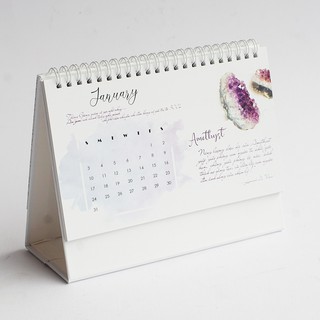Lịch để bàn 2021 An Gem tổng hợp các loại đá thanh tẩy tự nhiên nổi bật