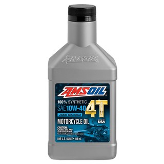 Nhớt Amsoil 4T 10W-40 (MC4) - 946ml + LỌC NHỚT YA - SU