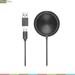 Micro Họp Trực Tuyến, Kết Nối Type-C Audio Technica ATR4697USB - Hướng Thu Đa Hướng, Có Giắc Chuyển USB 2.0