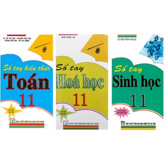 Sách - Combo Sổ Tay Toán + Hóa Học + Sinh Học Lớp 11