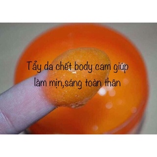 (hàng chính hãng) Tẩy tế bào chết toàn thân hạt cam siêu nhỏ cho da làn sáng cănh mịn 200m