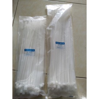 dây rút nhựa màu trắng 100g size 10cm,15cm,20cm,25cm,35cm
