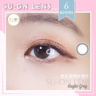 [Video thật] Lens cận xám trong tự nhiên MAYBE GRAY, kính áp tròng Hàn Quốc chính hãng Olens 14mm, xám ánh rêu siêu ẩm