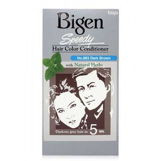 Thuốc nhuộm tóc màu nâu sẫm Bigen Speedy Hair Color D883