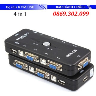 Bộ chia KVM USB MT- VIKI 4 cây dùng 1 màn hình