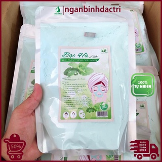 500GR Bột đắp mặt bạc hà giảm nhờn, giảm thâm, se khít lỗ chân lông