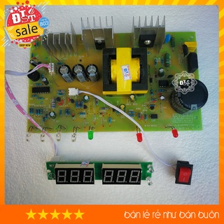 ✅ [RẺ NHẤT VIỆT NAM] ⚡ Mạch sạc acquy tự động nhận bình 12,24v 4.5Ah đến 150Ah - Hiển thị led 7 thanh