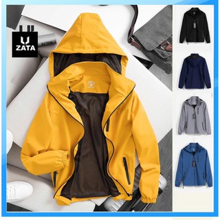 Áo khoác nam nữ unisex 2 lớp chống nước cao cấp, áo gió nam nữ mẫu mới siêu hot 2021 - ZATA VN