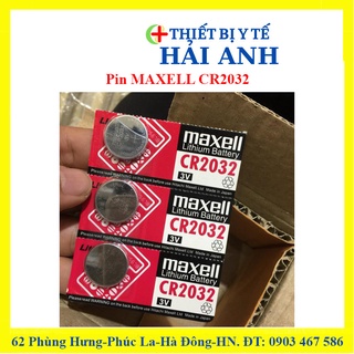 Pin máy đo tiểu đường, nhiệt kế,cân điện tử MAXELL CR2032
