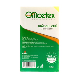 [Mã BMINCU50 giảm 50K đơn 250K] Giấy ghi chú Ofiicetex OT21-001 100 tờ