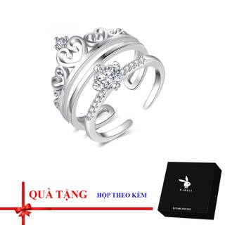 Hộp 2 nhẫn cặp cao cấp, có hộp đựng PL sang trọng làm quà tặng