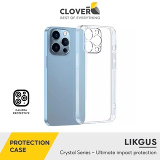 Ốp Lưng Trong Suốt Likgus Crytal Clear Canshield Viền Tpu Chống Sốc Bằng Túi Khí Lưng Pc Cứng Chống Trầy Bảo Vệ Camera