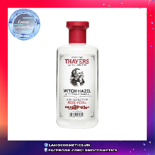 Nước Hoa Hồng Thayers Không Cồn Rose Petal Witch Hazel Toner