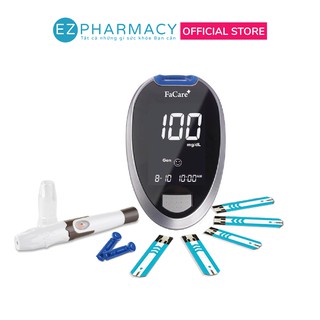 Máy đo đường huyết FaCare FC-G168 - Tặng Hộp 10 que thử + Hộp 10 kim lấy máu (đổi máy mới miễn phí sau 1250 lần đo)