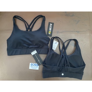 Áo lót thể thao size S màu đen dây chéo full box