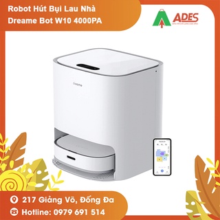 Robot Hút Bụi Lau Nhà Xiaomi Dreame Bot W10 4000PA - Công nghệ lau xoay 360 độ - Bảo hành chính hãng 12 tháng