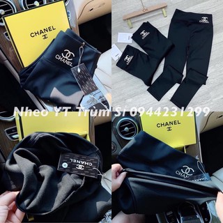 Quần legging cạp thêu chữ (x)(ms80)