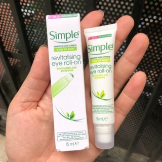 Lăn Mắt Simple Kind To Eyes Revitalising (15ml)
