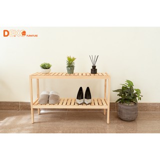 Kệ giày gỗ 2 tầng DEKO