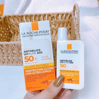 NEW 2022 - KEM CHỐNG NẮNG LA ROCHE POSAY ANTHELIOS UVMUNE 400 FLUIDE INVISIBLE SPF 50+