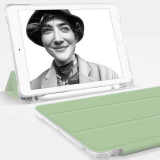 Ốp Bao Da Máy Tính Bảng Thông Minh Có Ngăn Đựng Bút Cho Ipad 2021 10.2 2020 2019 2018 9.7 Mini 5 Pro 11 10.5 Air 3 4 10.9 8th 7th 6th Giá Đỡ