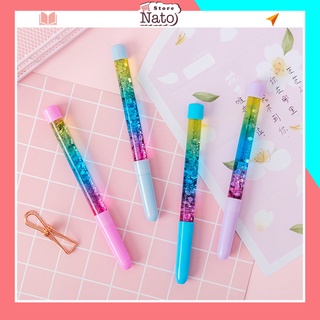 Bút bi cao cấp Gel đen có nắp cute mực đều viết đẹp hình đáng yêu giá rẻ cho bé BB12