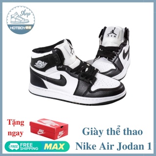 Giày cổ cao đen trắng nam nữ thời trang ,Giày thể thao nam nữ đen trắng,giày cao cổ