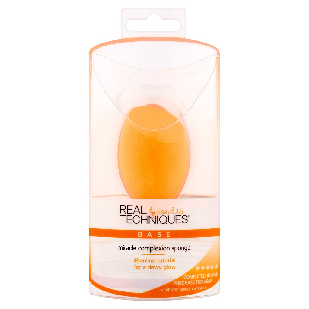 Mút tán nền Real Techniques miracle complexion sponge