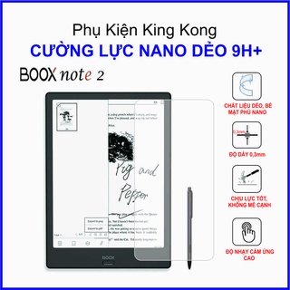 Dán cường lực máy đọc sách Boox Note 2 ,  cường lực nano dẻo 9H+