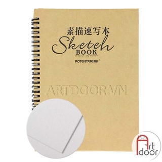 [ARTDOOR] Sổ vẽ Chì POTENTATE Ký Họa 120gsm A4,32 tờ (vân mịn)