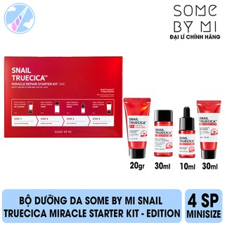 Bộ Dưỡng Da Some By Mi Snail Truecica Miracle Starter Kit - Edition Dơ Hộp