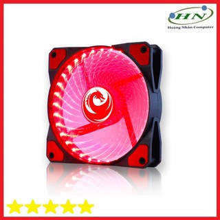 FAN LED 12CM RED DRAGON MÀU ĐỎ