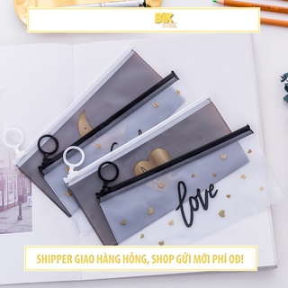 Hộp bút cho học sinh cute trong suốt hiện đại thời trang - VPPHB50