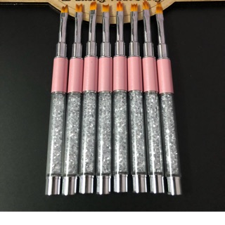 Bút cọ vẽ cao cấp xịn cán đá bộ 8