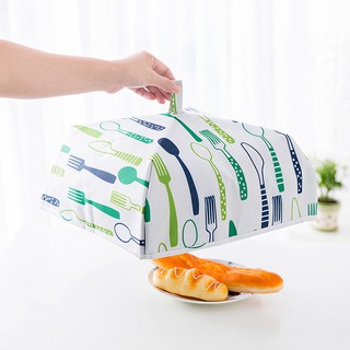 Lồng bàn đậy thực phẩm gấp gọn giữ nhiệt E3110 ( hoa văn ngẫu nhiên )