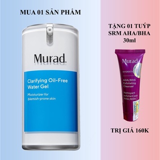 [SIZE 50ML - TẶNG 160K] Gel Dưỡng Ngừa Mụn Và Cách Ly Vi Khuẩn Murad Clarifying Oil-Free Water Gel 50ML