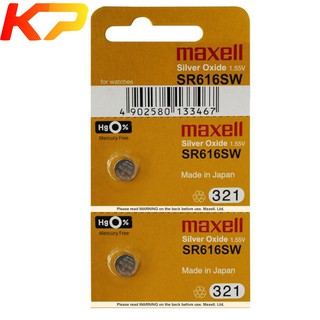 2 pin đồng hồ sr616sw sr616 321 maxell chính hãng.