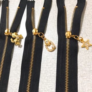 Dây kéo răng đồng may túi, ví 30cm