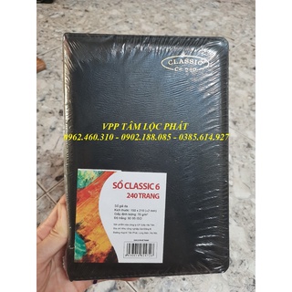 Sổ da Classic C6-240 trang Hải Tiến 4726 (150mm * 210mm) - Sổ da A5