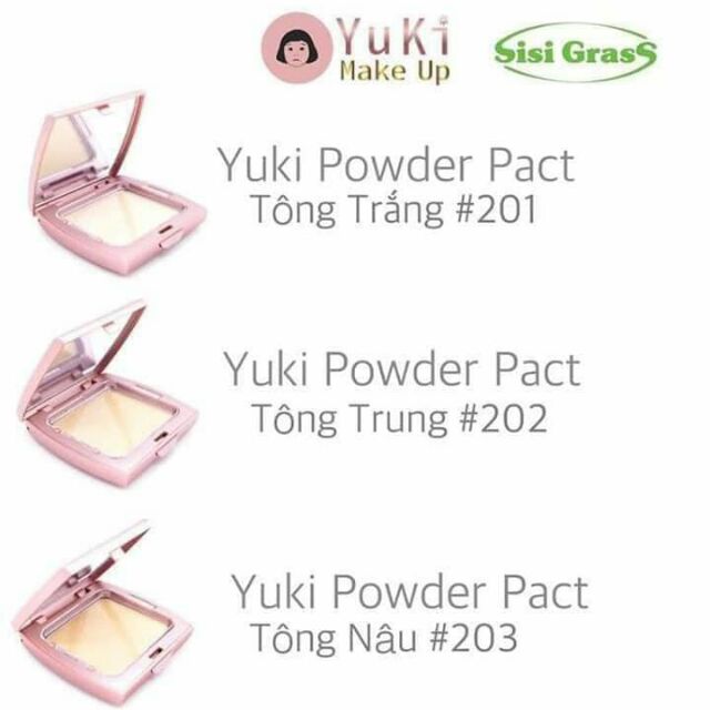 Phấn nén yuki makeup