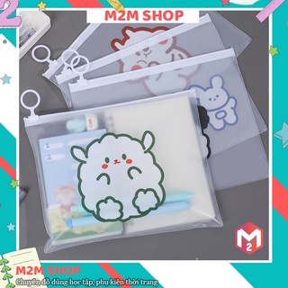 Hộp bút trong suốt hoạt hình ngộ nghĩnh đáng yêu (21*17cm)
