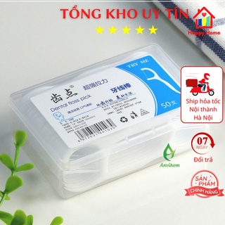 Chỉ nha khoa, tăm nha khoa chăm sóc và vệ sinh răng miệng Happy home