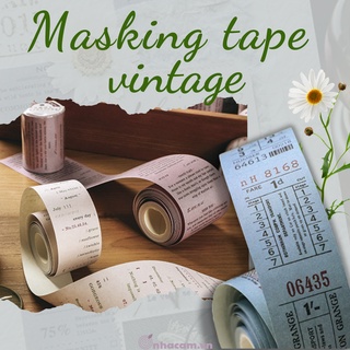 Masking Tape Tone Màu Vintage Nhà Cam